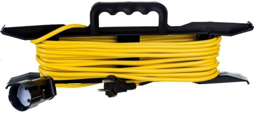 Удлинитель на рамке без заземления Союз 1х30м 6А 1300Вт IP20 картинка 